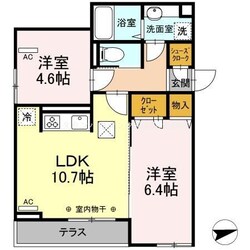 プラム清新一丁目の物件間取画像